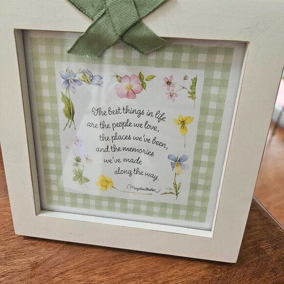 MARJOLEIN BASTIN WOODEN FRAMED PRINT WITH QUOTE - Picture 3 of 7